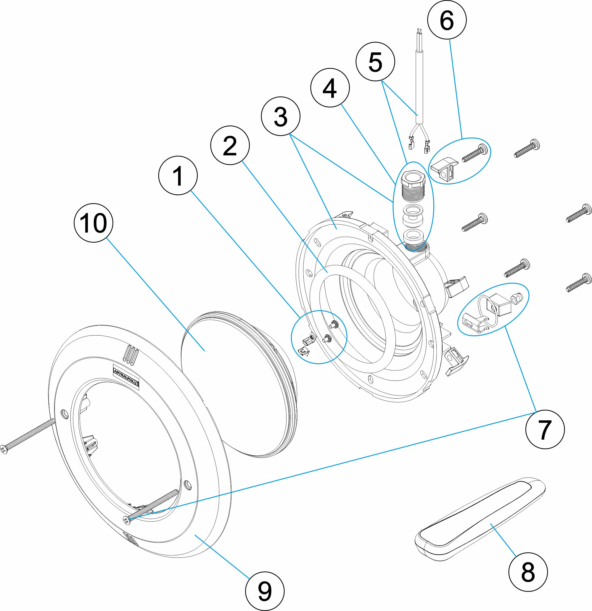 PROJECTEUR LED STANDARD ESSENTIAL WIR AVEC TELE