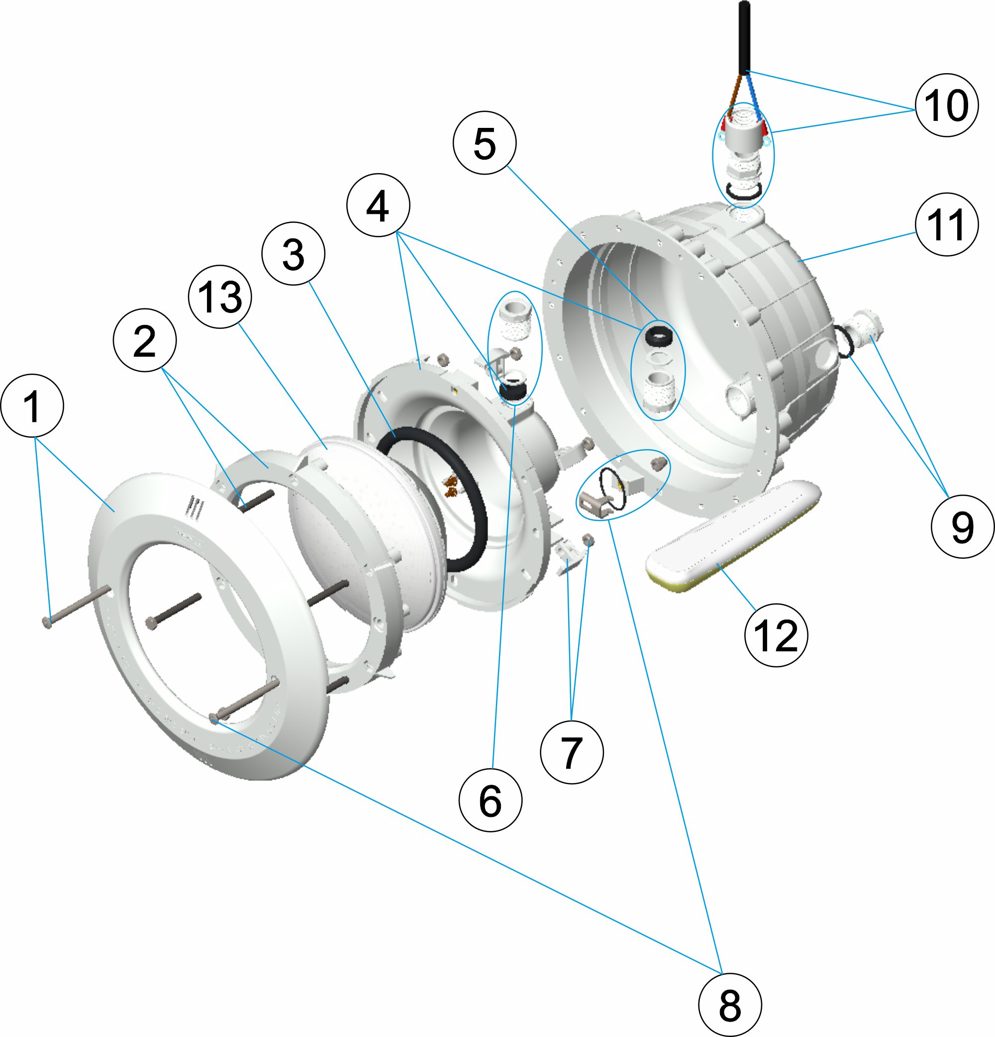 LED PROJECTOR STANDARD ESSENTIAL WIR