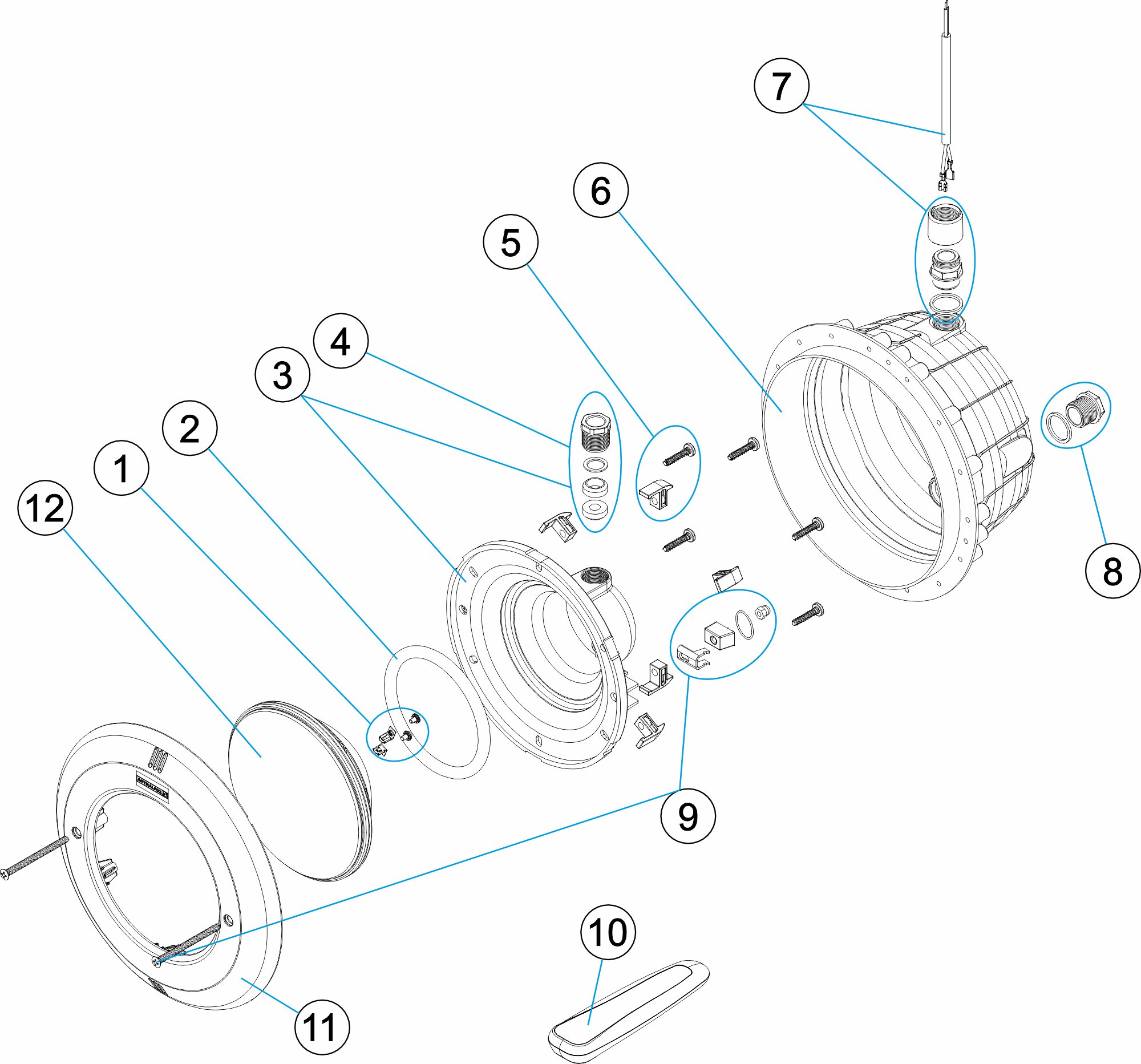 PROJETOR LED STANDARD ESSENTIAL WIR COM COMANDO