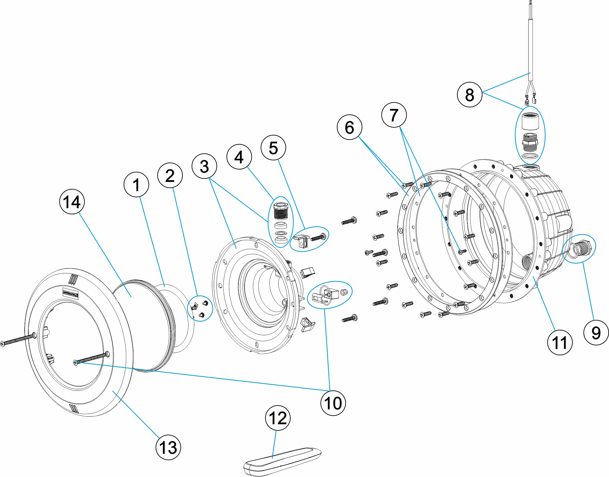 PROIETTORE LED STANDARD ESSENTIAL WIR