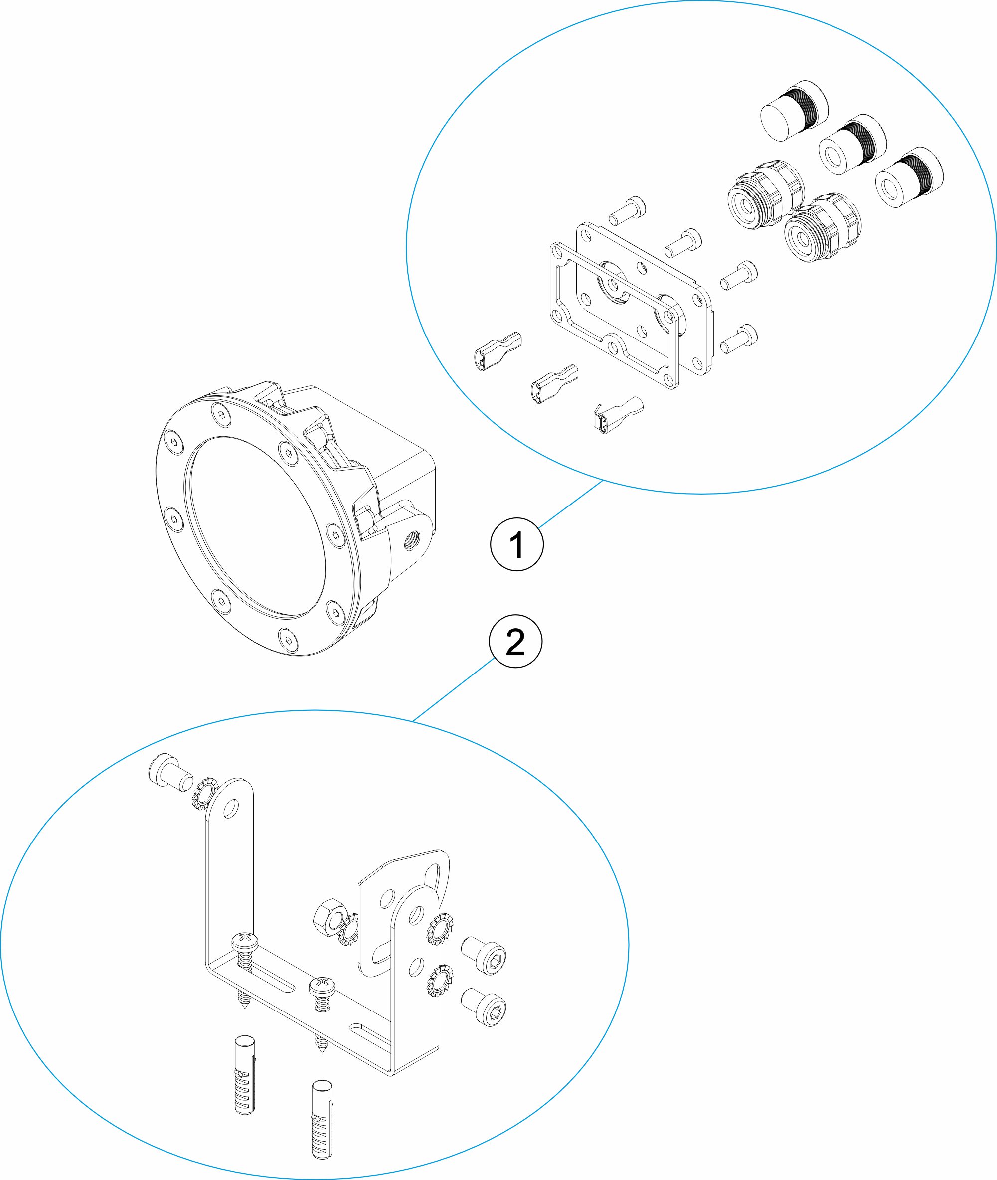 COMI-LED S BLANC 4 W E-LARGE