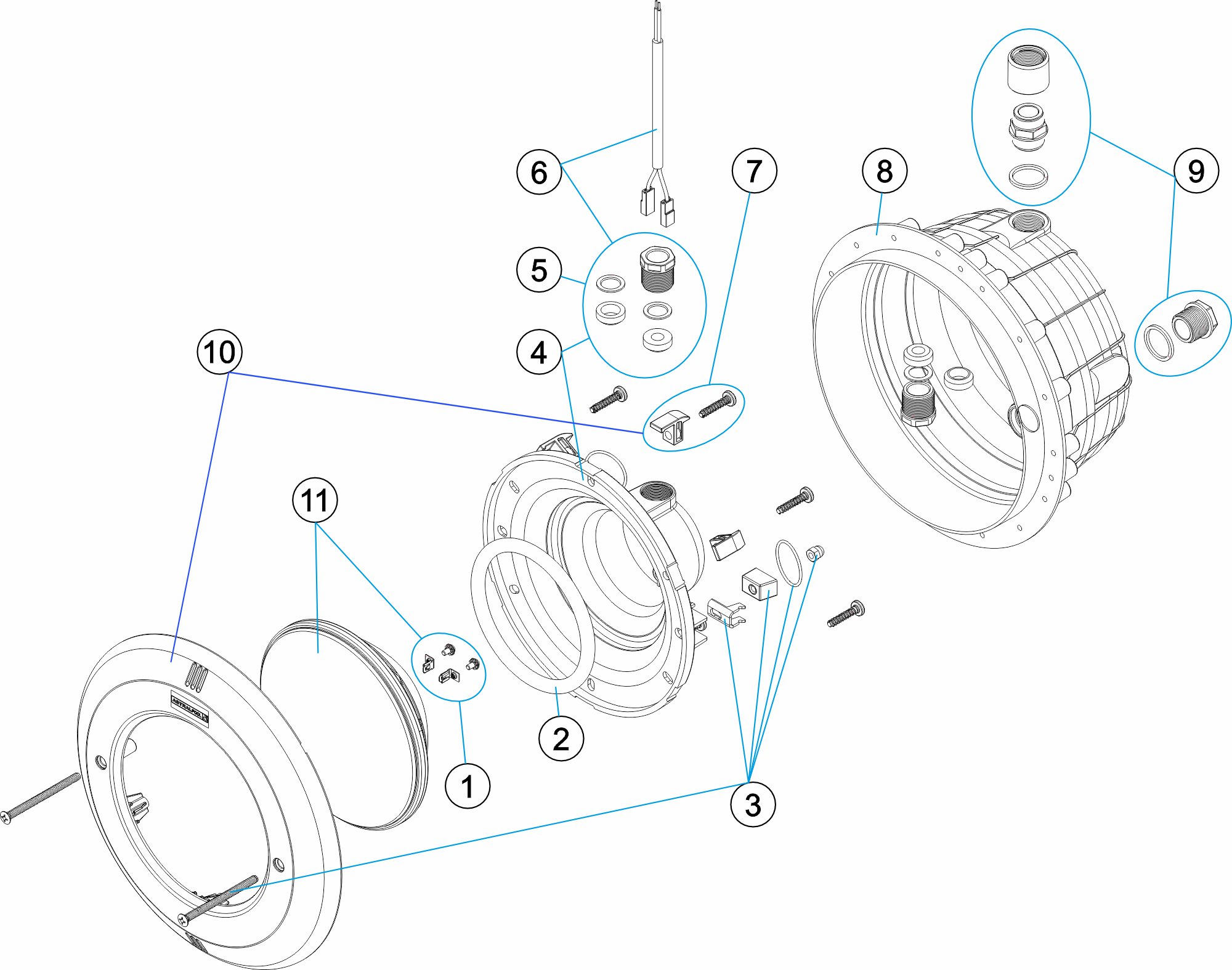 LAMP ESSEN.CA P56 LED BIANCO 20V 1485LM