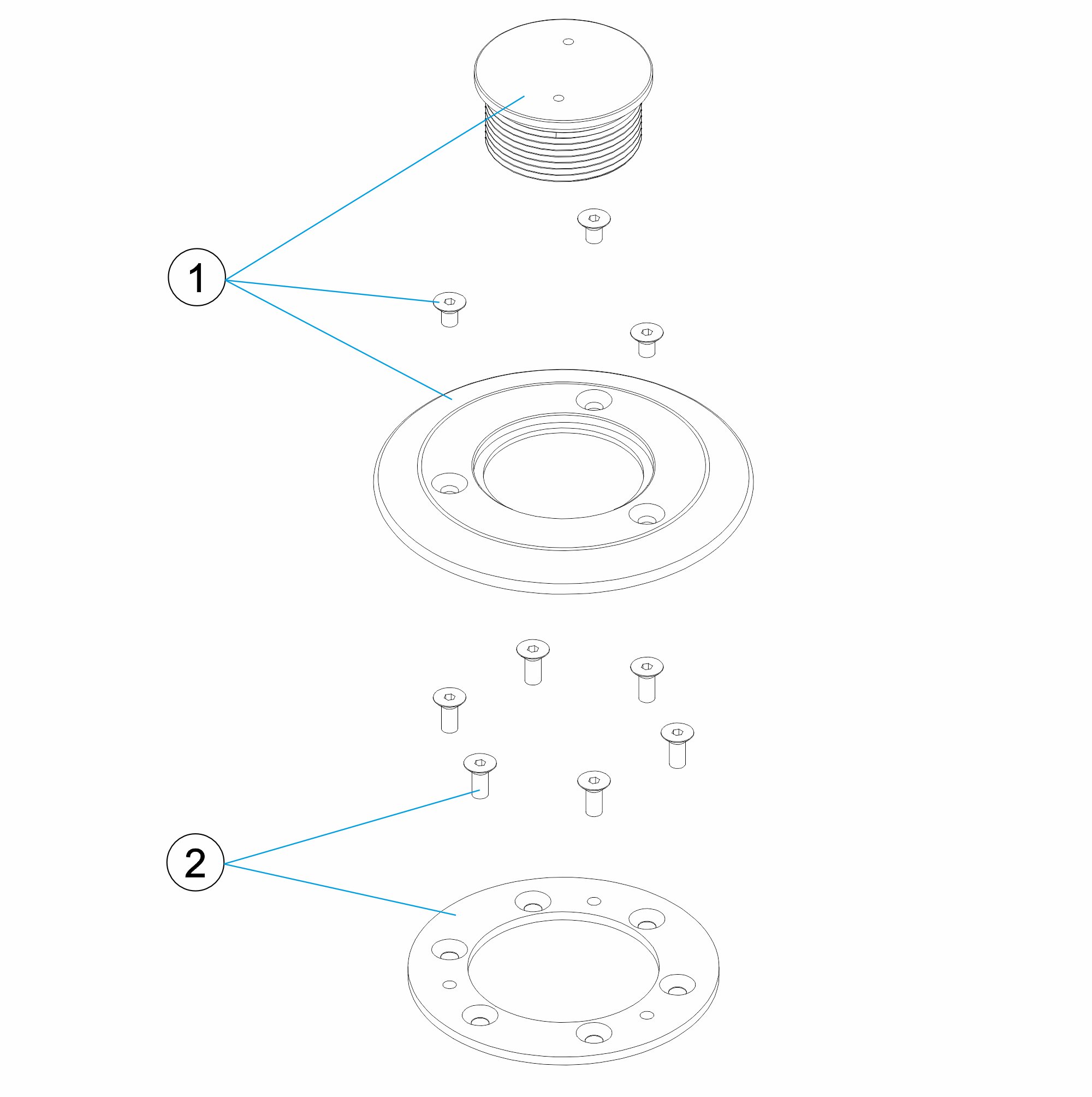PLACCA INOX BOCCHETTA