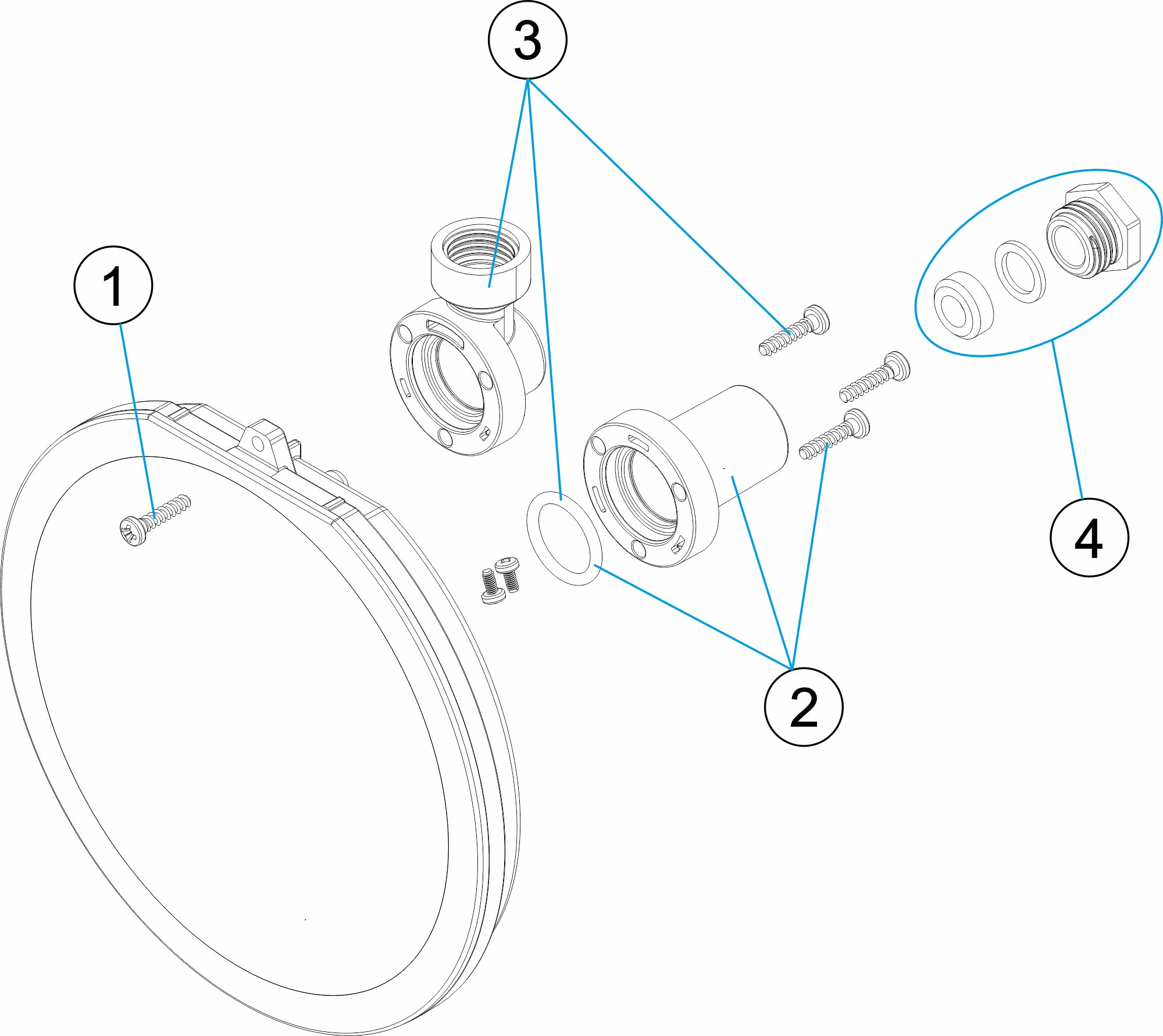 V1 W 12VAC FLEXI SPOTLIGHT